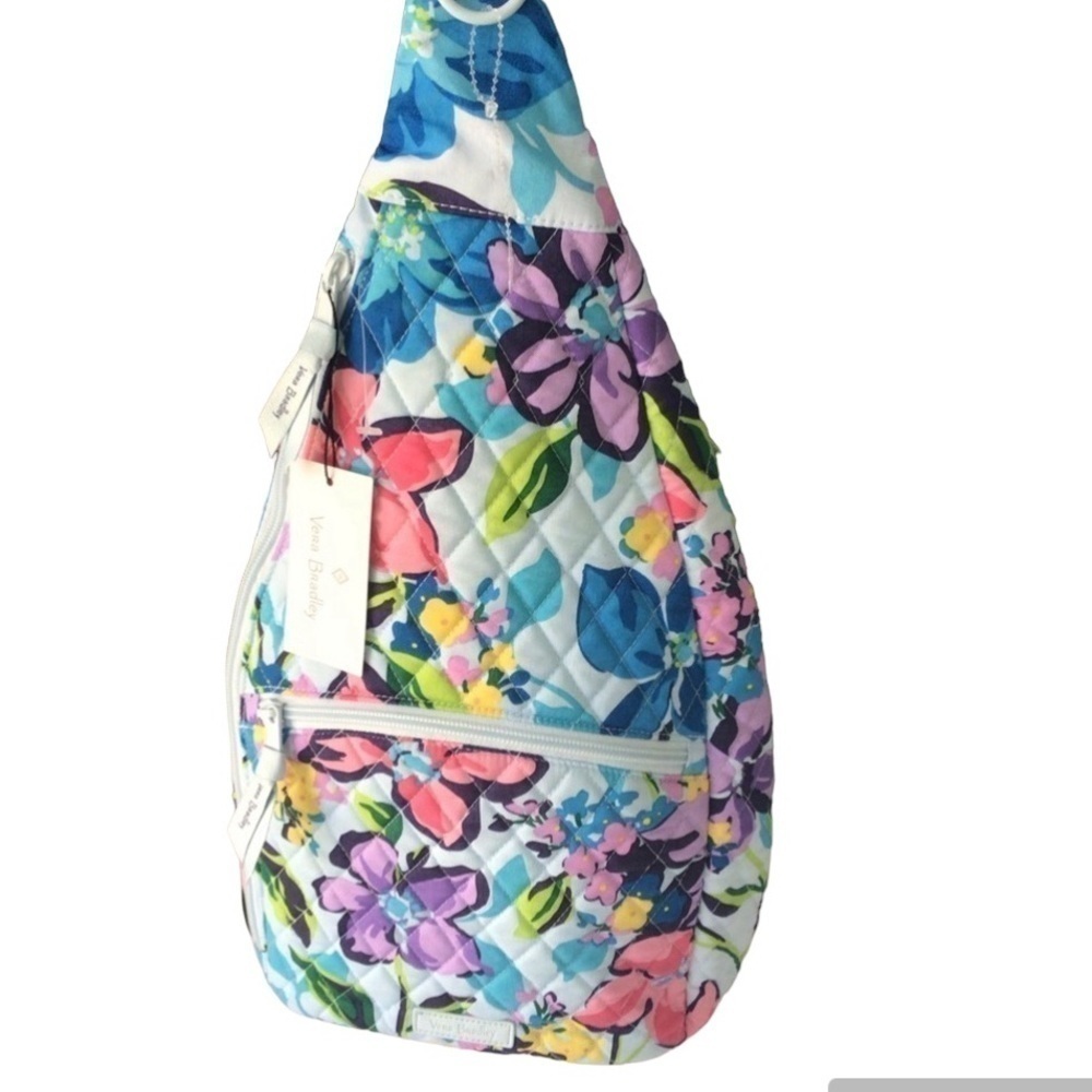 Vera Bradley Marian Floral Essential Sling Backpack